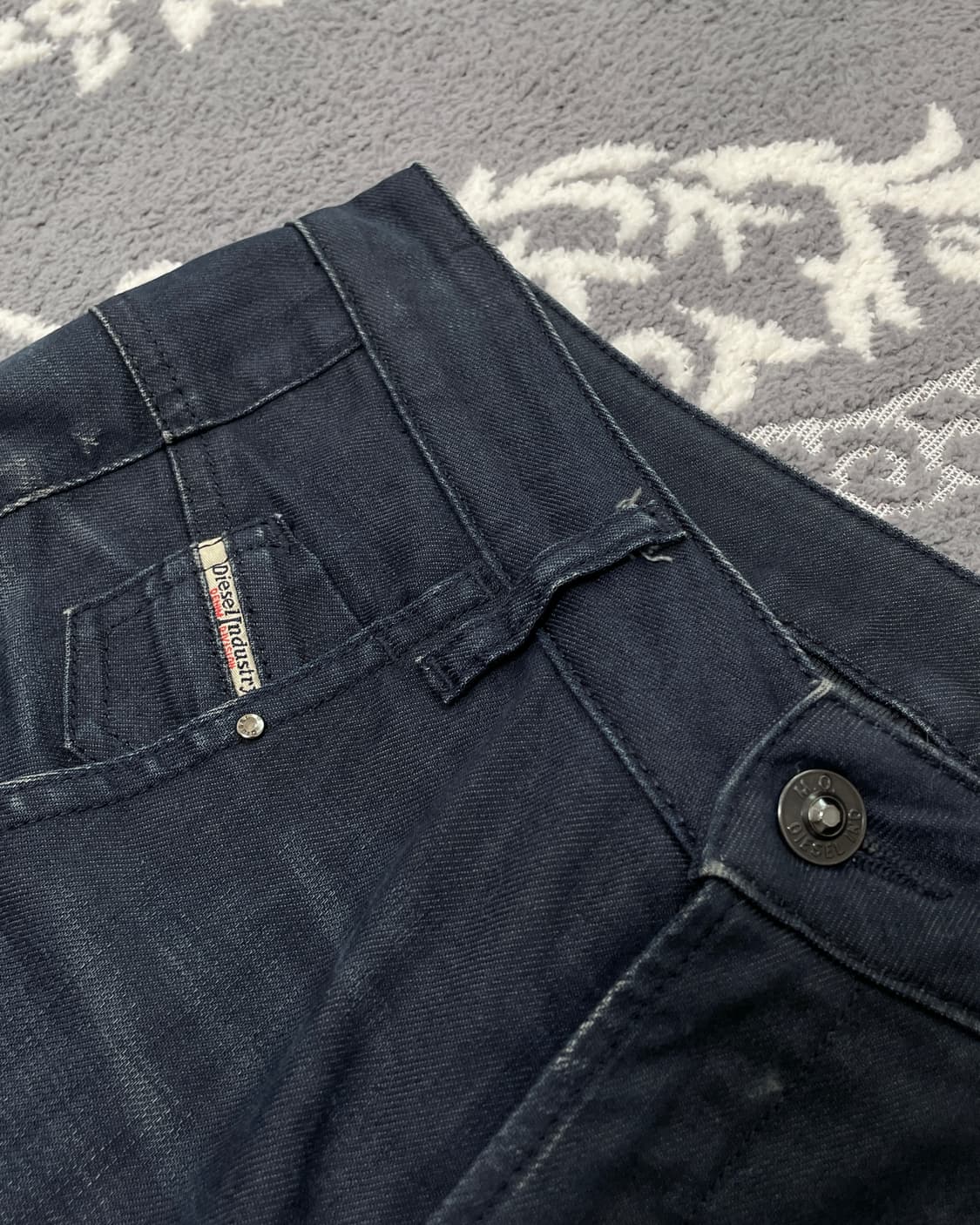 DIESEL Fayza 커브드 데님 0883E 상품이미지2