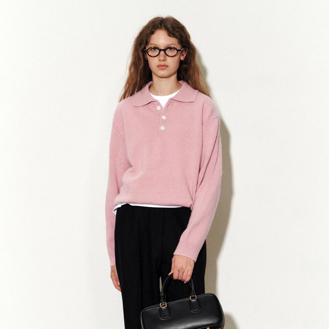 던스트(DUNST) 베이비알파카 울 카라니트 66-77 새상품 상품이미지2