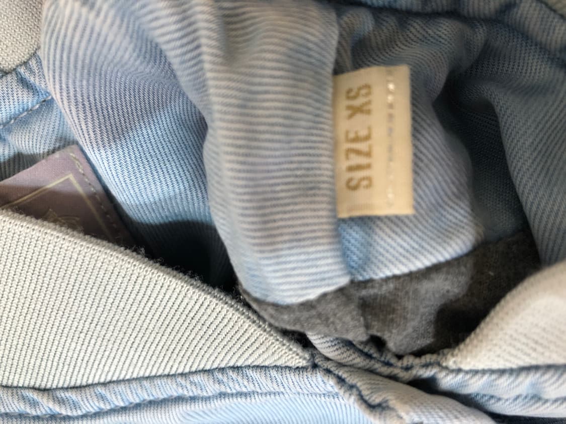 디젤 빈티지 라이트 블루 사이드포켓 봄버자켓 XS(S) 상품이미지5