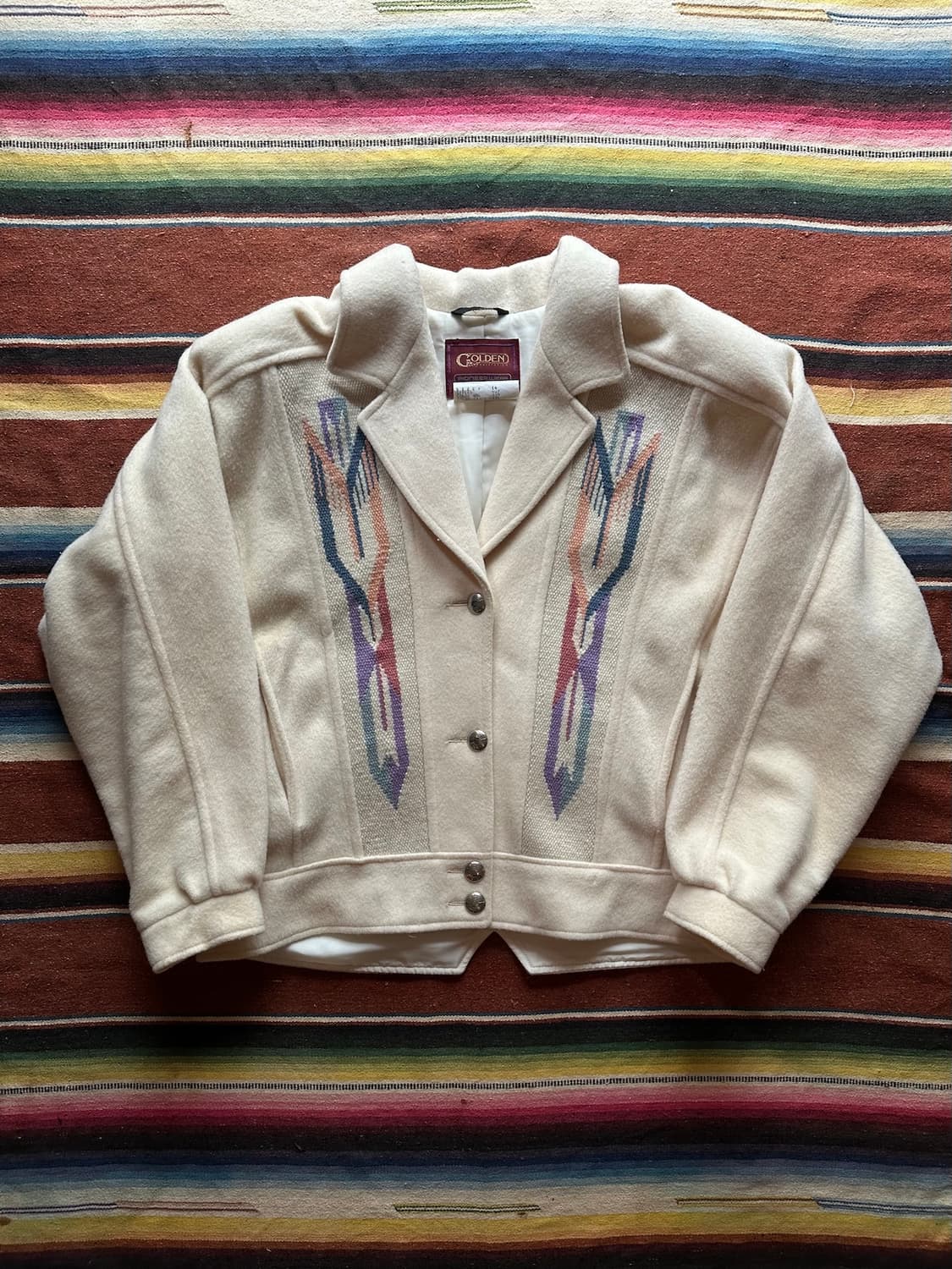 80s USA Vintage Western Chimayo Jacket 상품이미지1