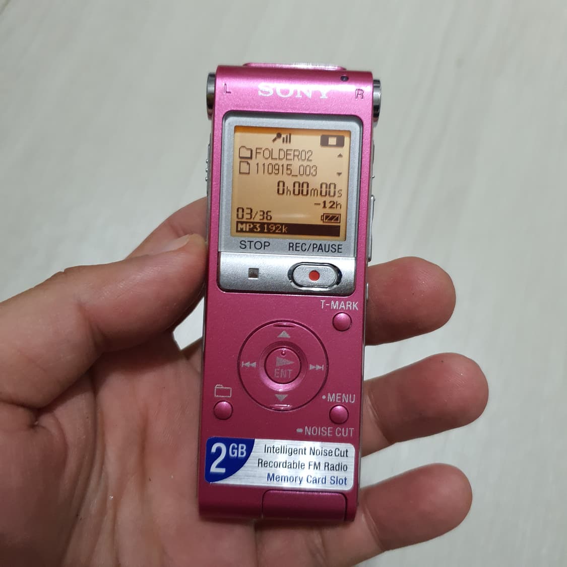 소니 ICD-UX512F 2기가 보이스레코더 상품이미지7