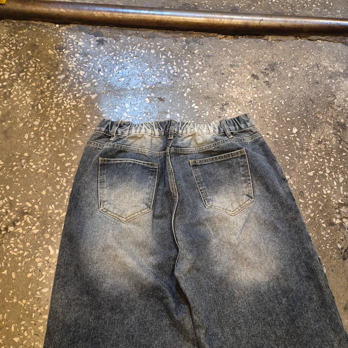 32~34인치 와이드핏 워싱청바지  상품이미지7