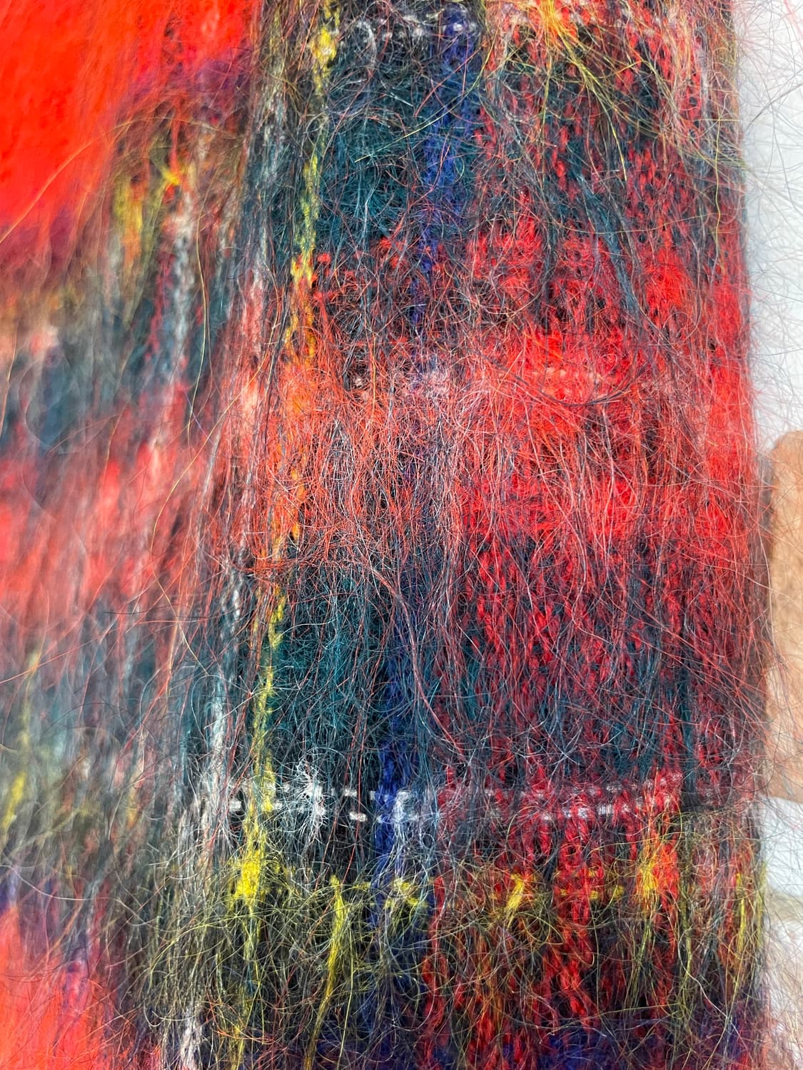 모헤어 타탄 스커트 상품이미지3