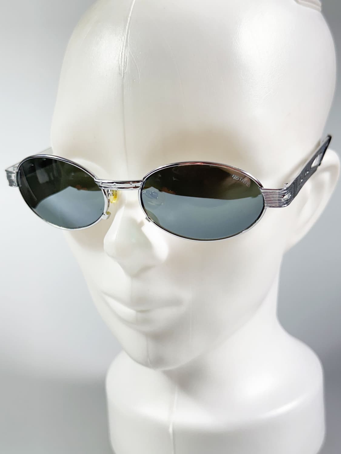 90s STATE 실버 메탈 슬림 오벌 프레임 빈티지 선글라스 상품이미지8