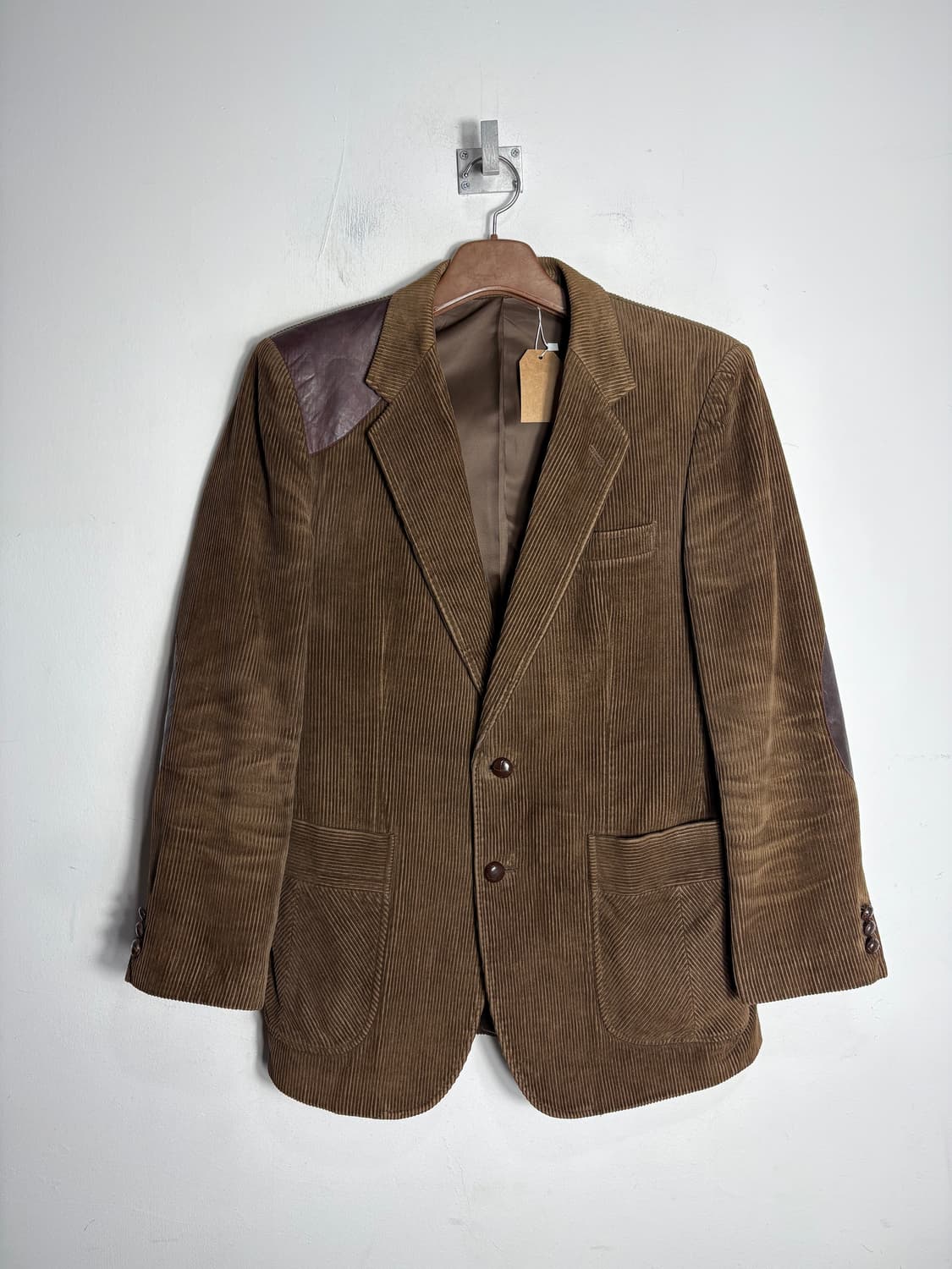 맥그리거 가죽 엘보  패치 코듀로이 자켓 상품이미지1