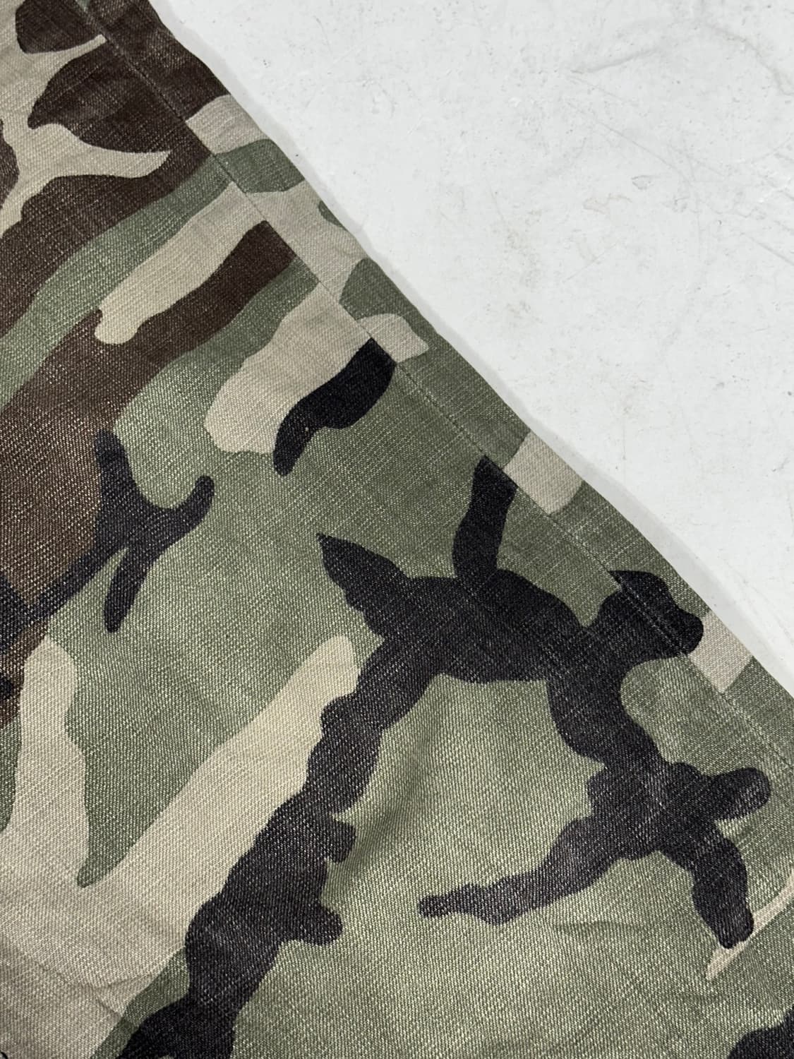 빈티지 Wrangler 카키 밀리터리 카고 와이드 카모 팬츠 M 상품이미지6