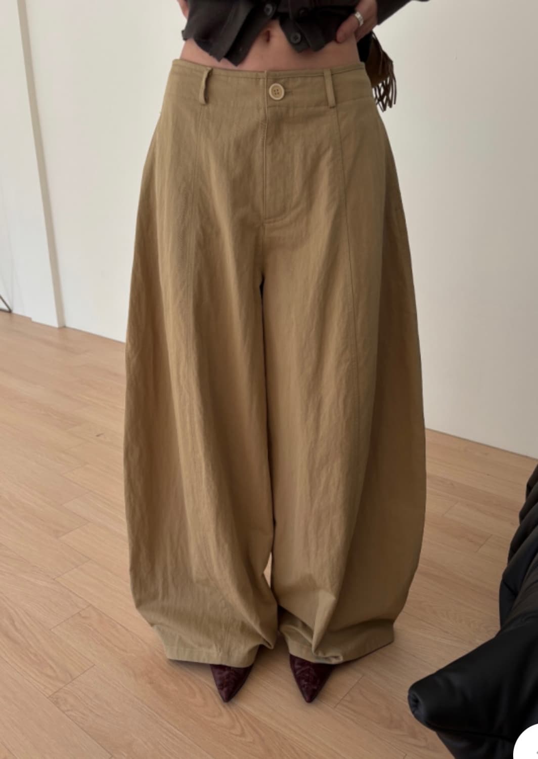 쓰리컷 베이지 팬츠 s 상품이미지2