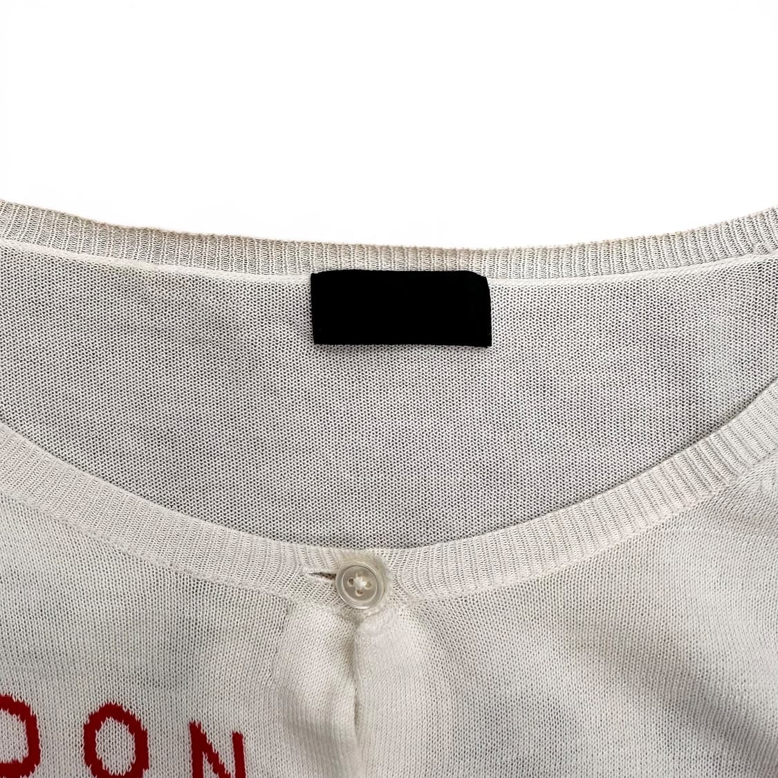 Multicolor Lettering Ivory Cardigan 상품이미지8