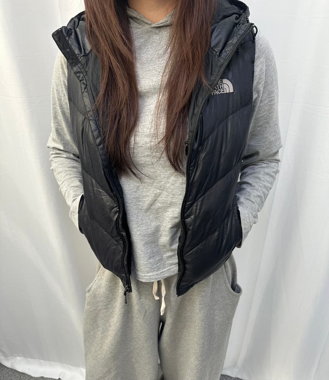 노스페이스 600 블랙 패딩 베스트 85 상품이미지2