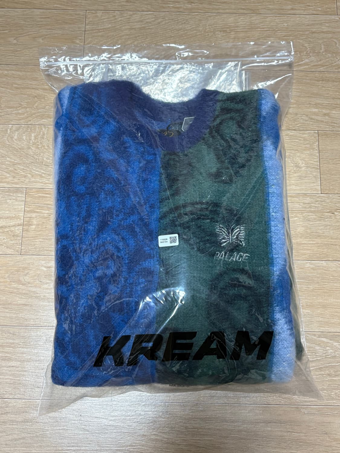 니들스X팔라스 헤어리 애니멀 니트 멀티 패브릭 XL 상품이미지3