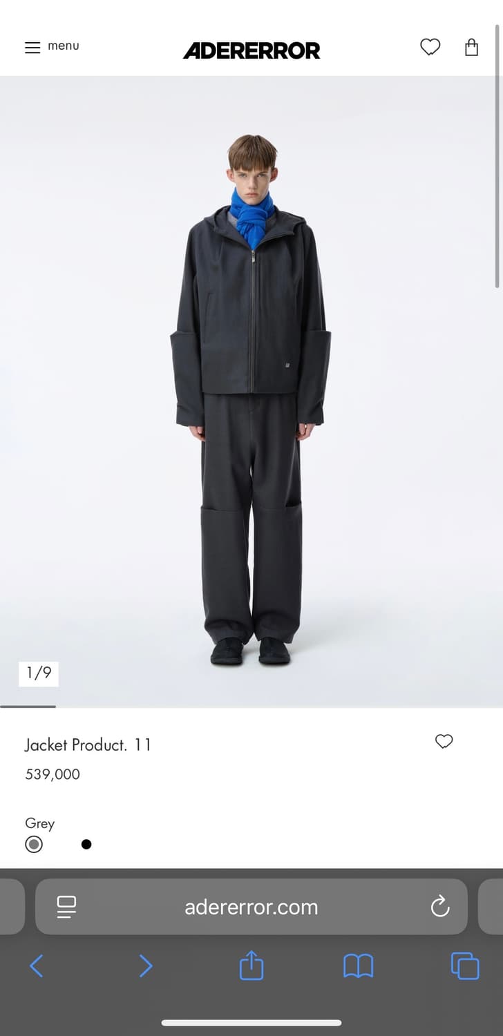 아더에러 25fw 셋업 L 상품이미지2