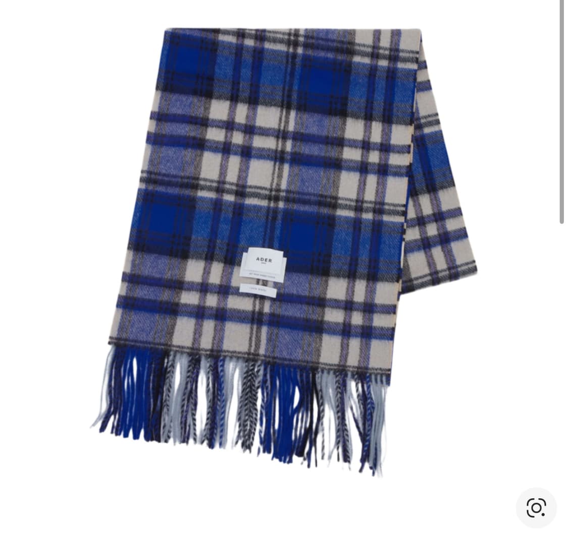 아더에러 레빈트 플레이드 머플러 블루 상품이미지1