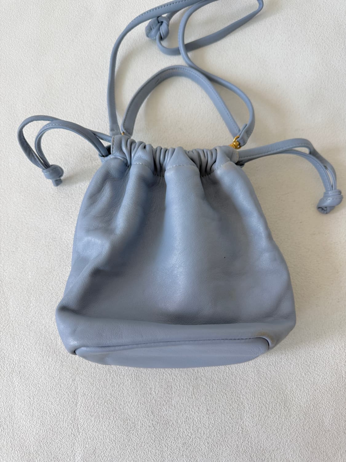 Pre owned 레더 복조리백 상품이미지5