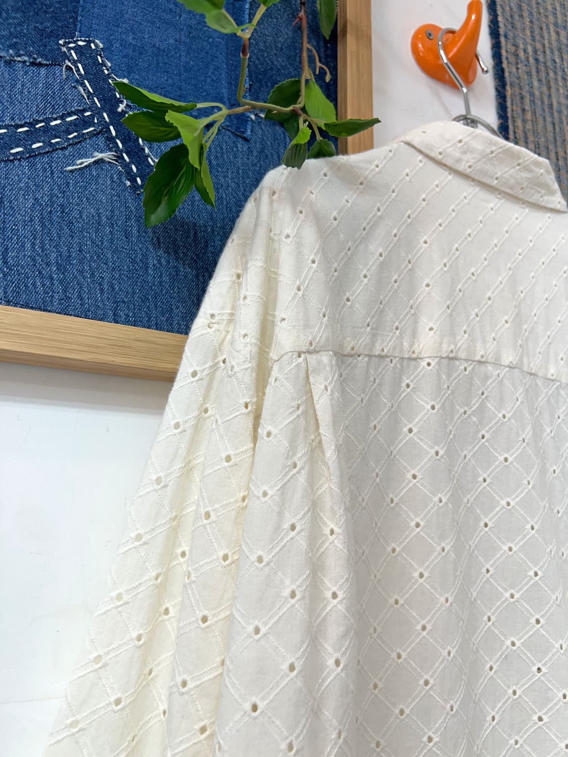 Embroidered Cotton Eyelet Shirt 상품이미지8
