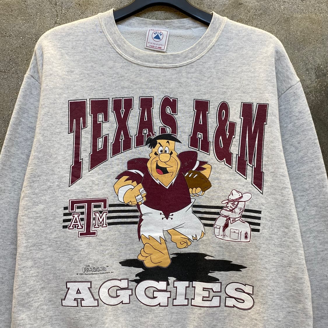 90s Made in USA 미국 빈티지 텍사스 A&M 맨투맨 상품이미지2