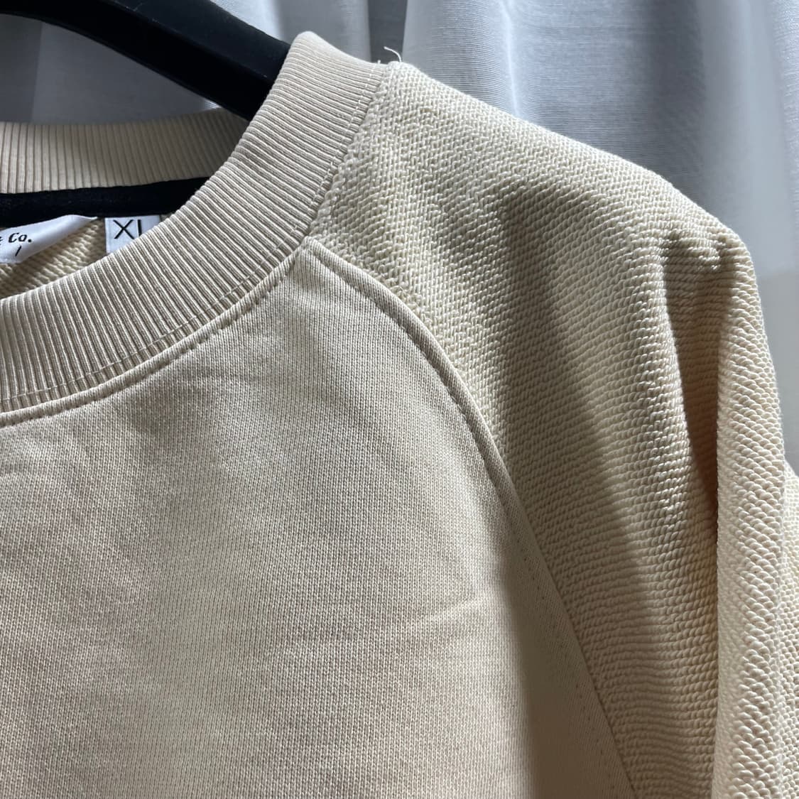 유니폼브릿지/ 스트링 리버스 스웻셔츠 아이보리/ XL 상품이미지3