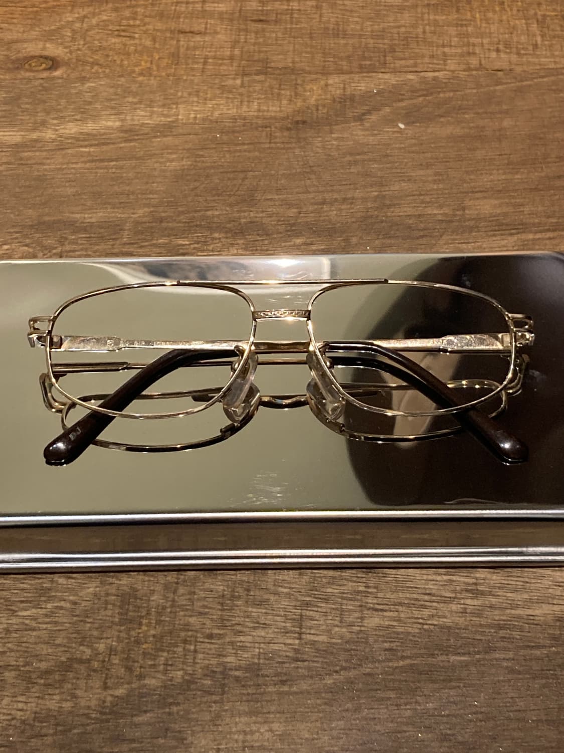 SJ 90's 18K GP 하금테 안경 상품이미지4