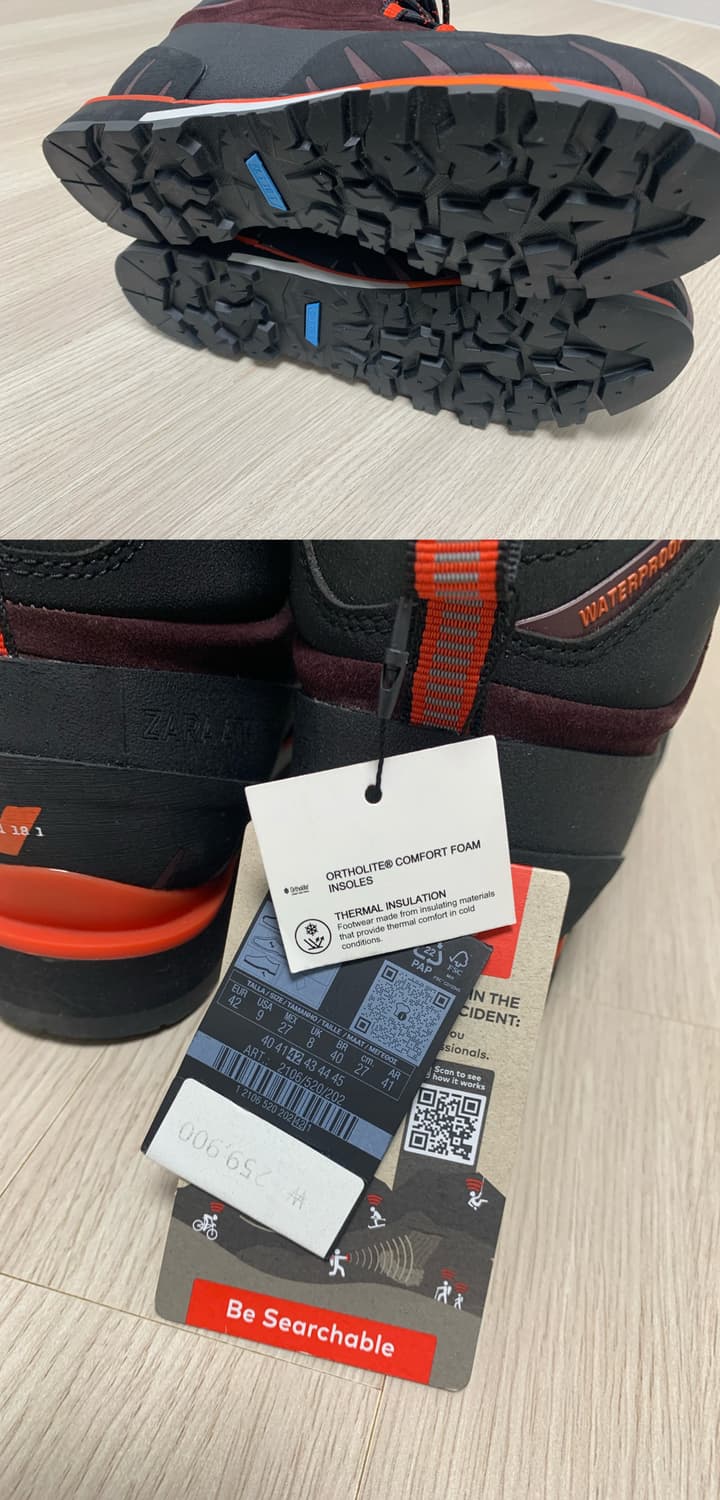 자라 Athleticz RECCO 등산 부츠 등산화 새상품 상품이미지8