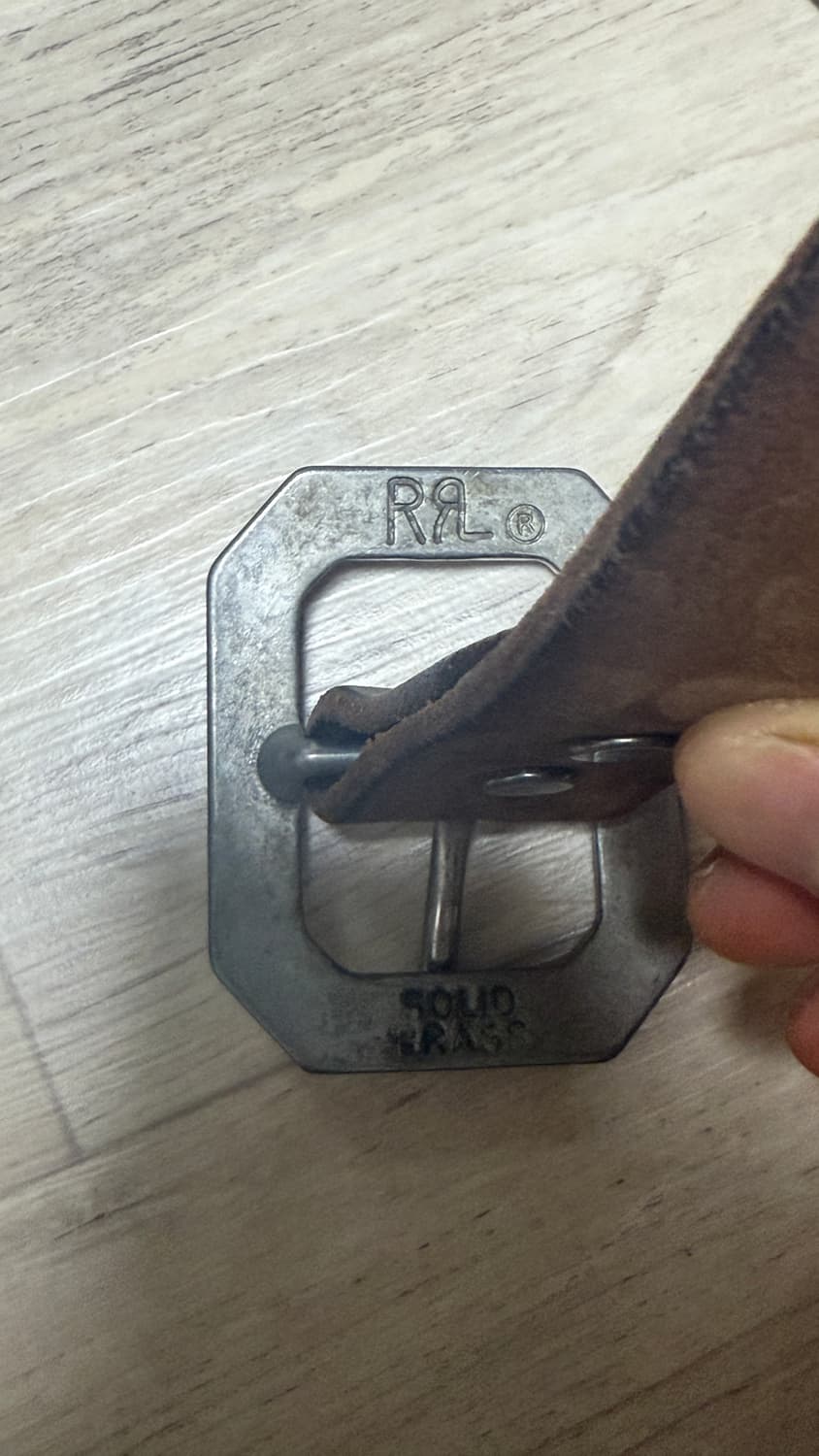 더블알엘 rrl 가죽벨트 상품이미지3