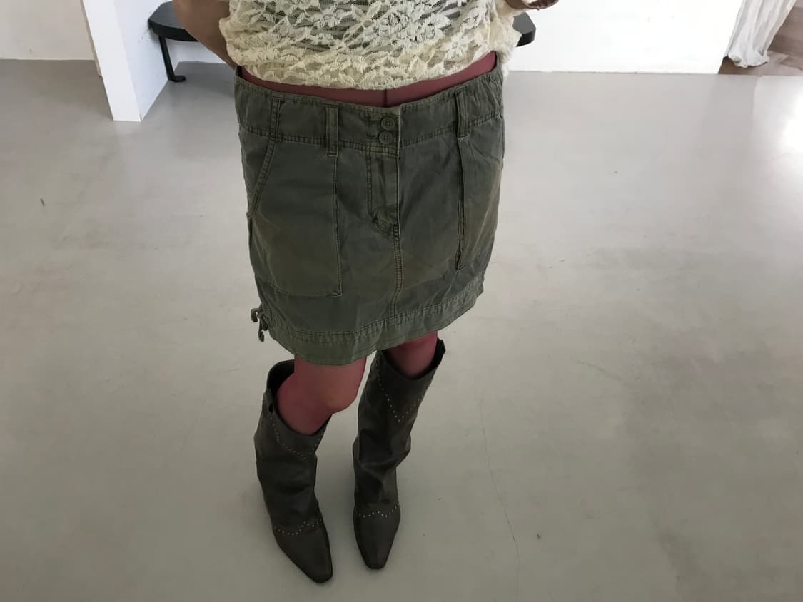 vintage cargo skirt 상품이미지1