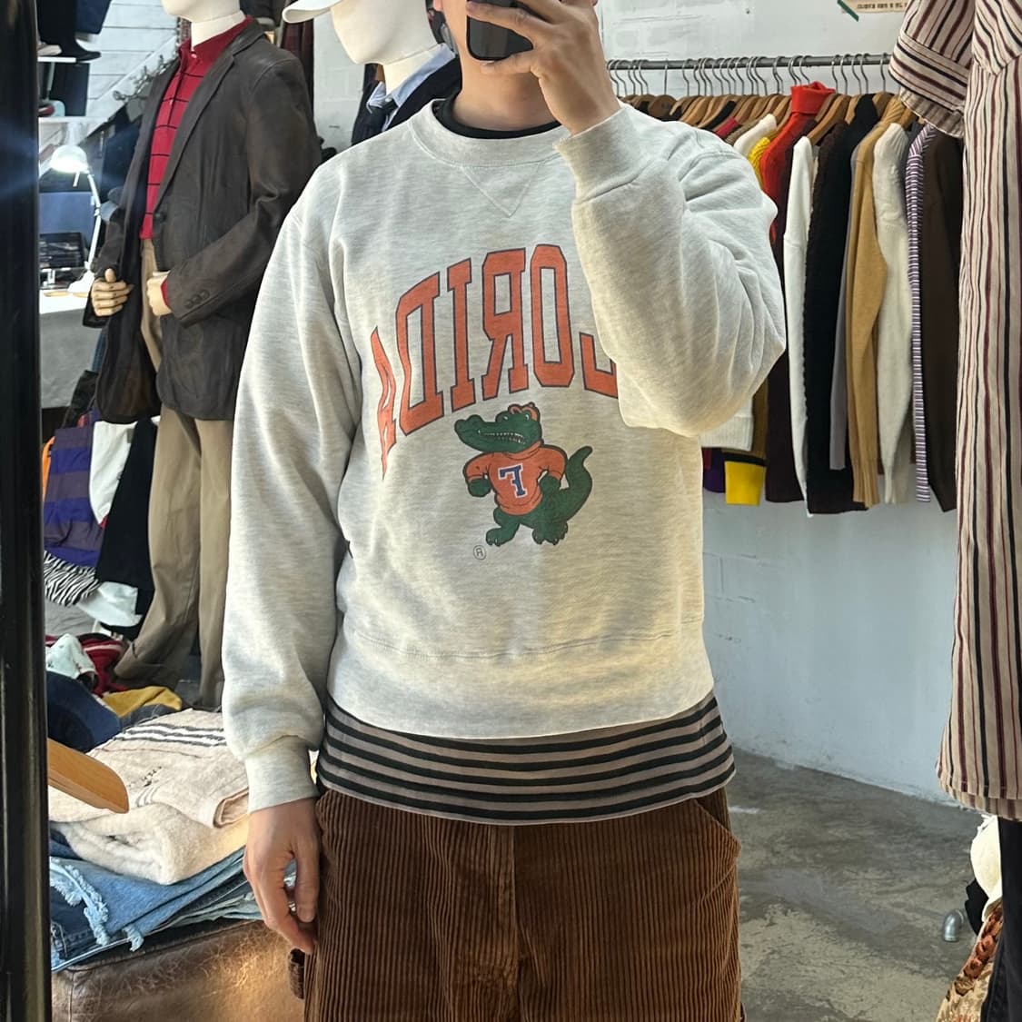 (착용컷) 90's 러셀 애슬레틱 플로리다 스웻 셔츠 (남성용 100) 상품이미지3