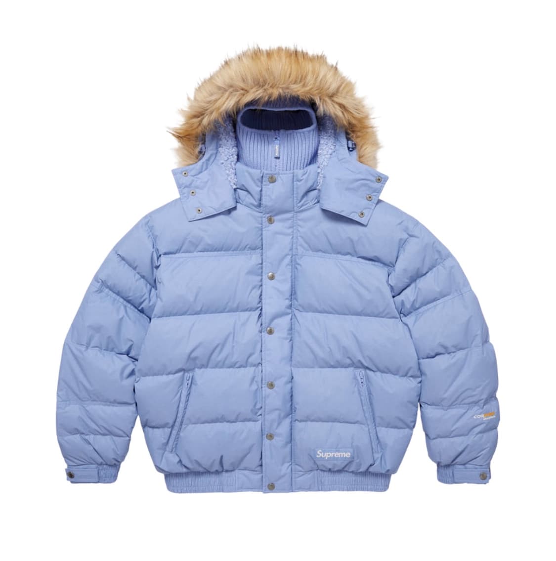슈프림 페이스마스크 700-필 다운 퍼퍼 자켓 라이트 블루 - 25FW 상품이미지1