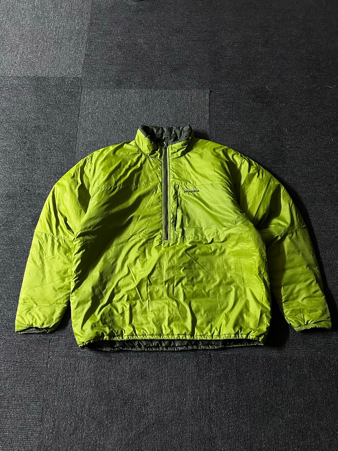 파타고니아 Retro Down 3/4 zip 글리세이드 라임/올리브 상품이미지2
