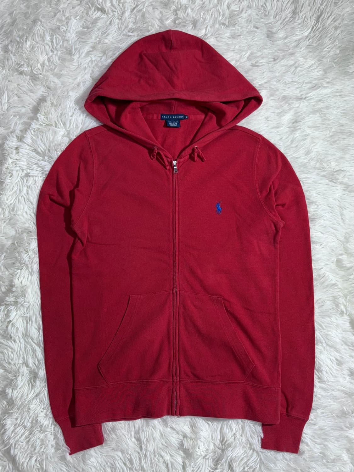 폴로 랄프로렌 레드 포니 후드집업  상품이미지3