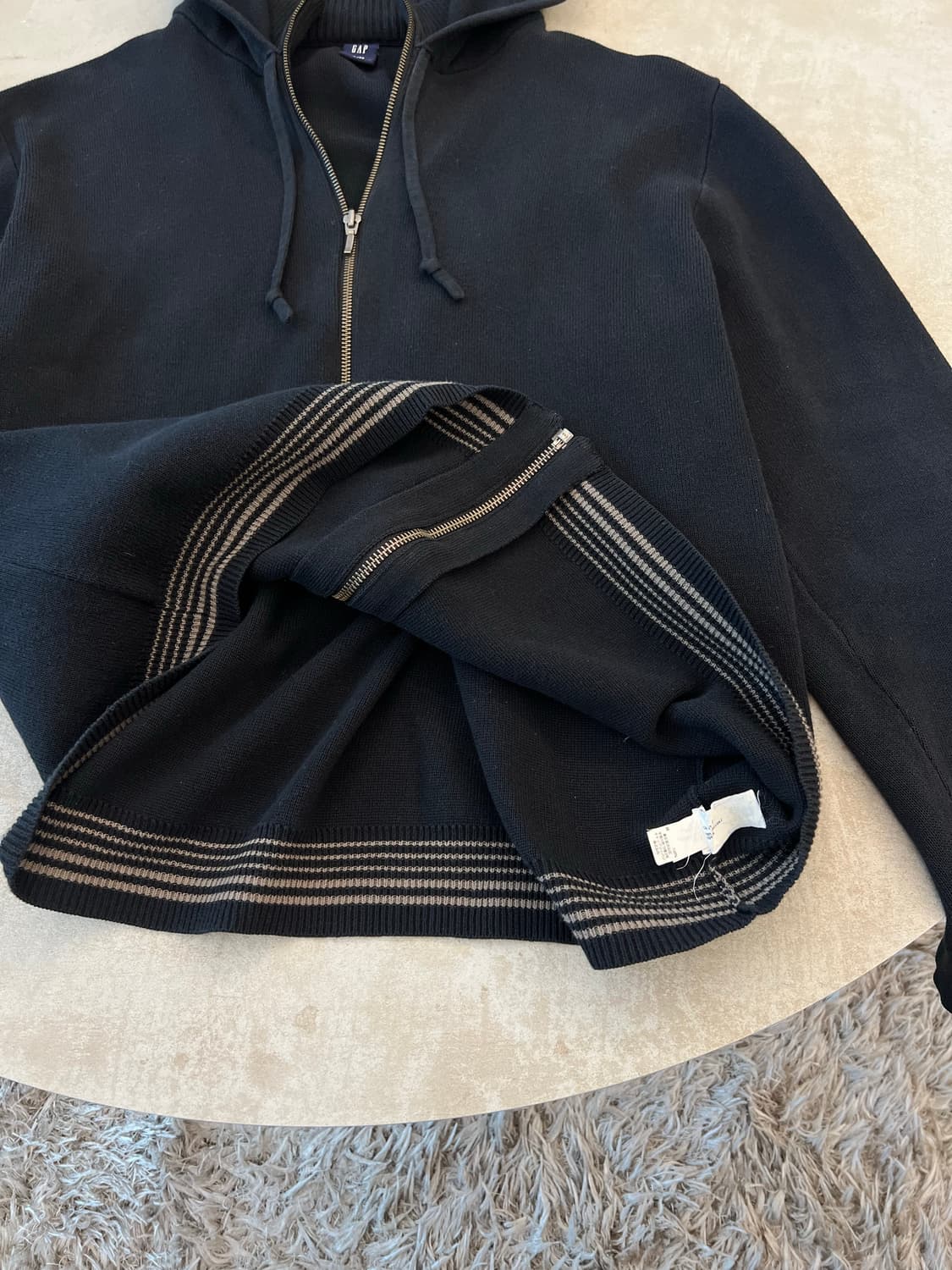 90s Gap Knit Zip-Up Hoodie 상품이미지6