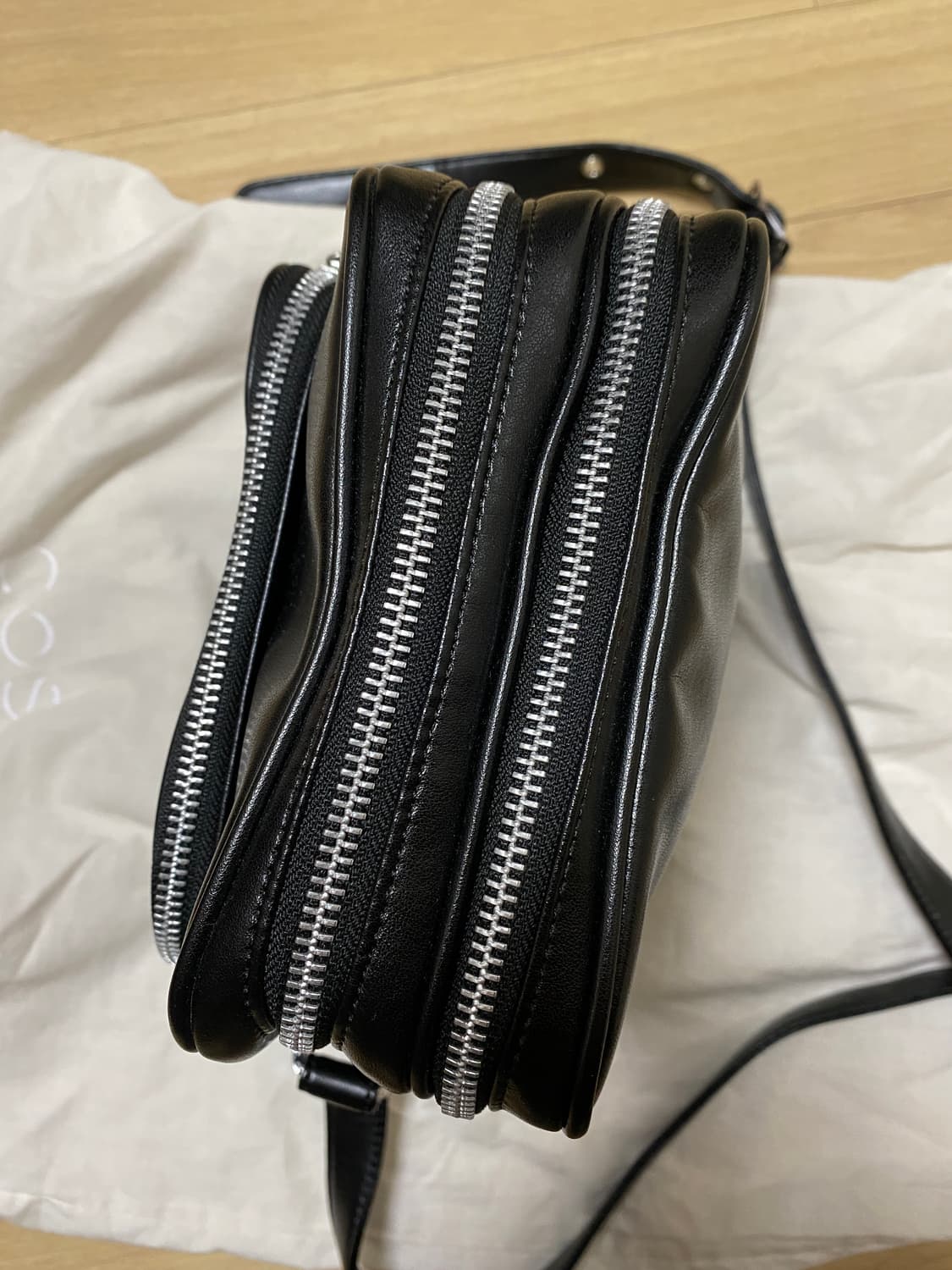 꼼데가르송 오리지널 숄더백 스몰 블랙 상품이미지8