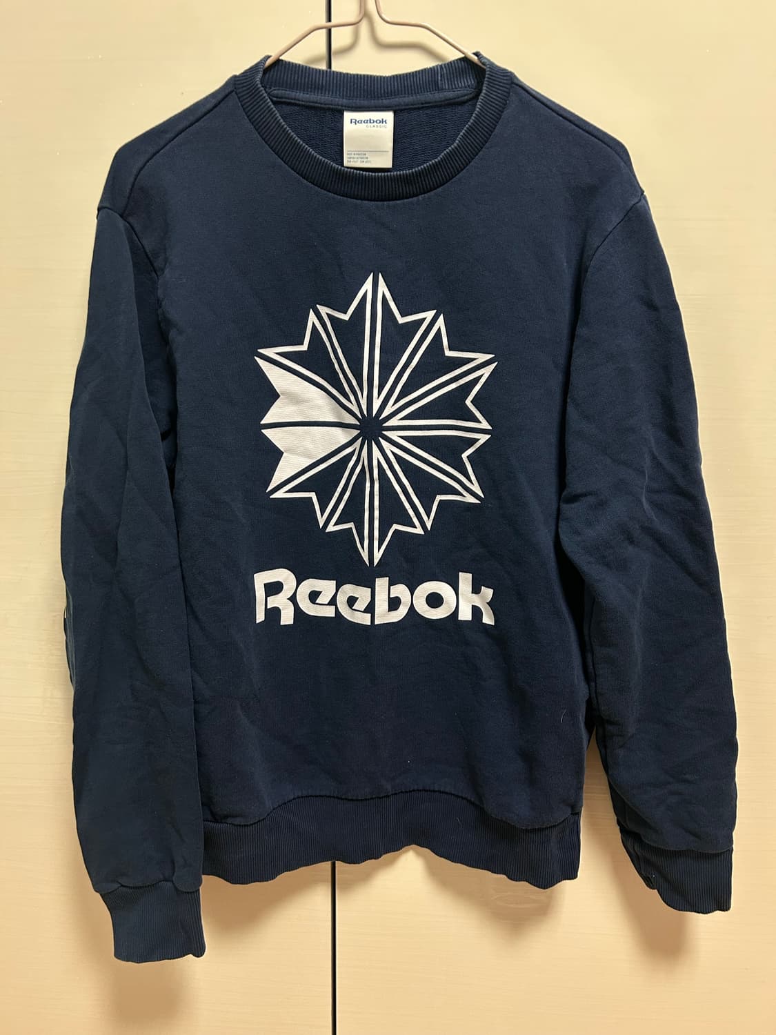 리복 네이비 맨투맨 M 상품이미지1