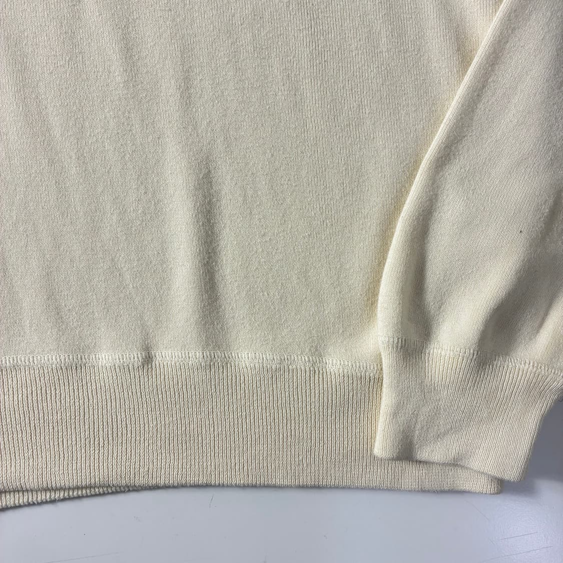 Polo 폴로 랄프로렌 크림 아이보리 라운드넥 니트 상품이미지4