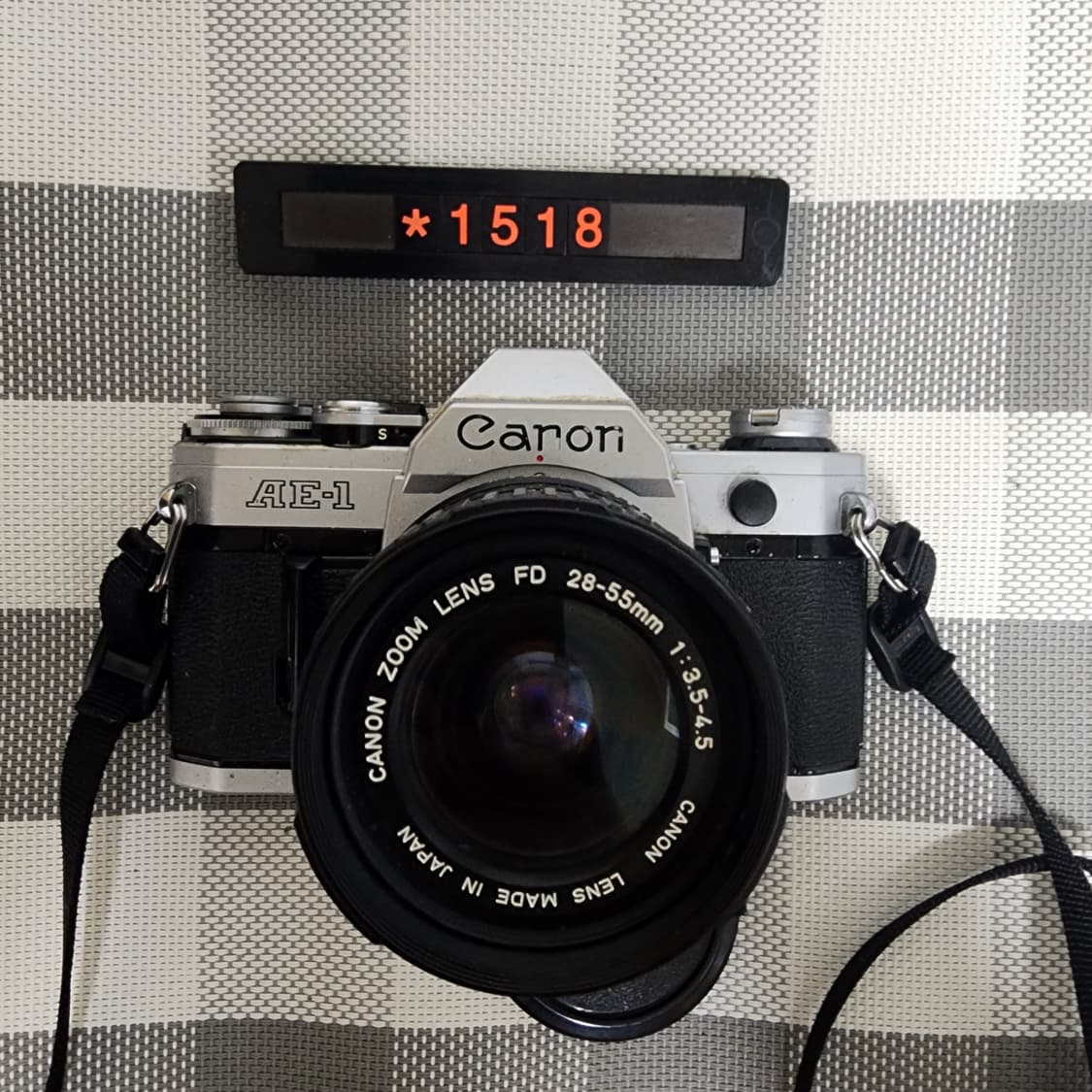 캐논 AE-1 필름카메라 실버바디 28-55mm 줌렌즈 상품이미지1