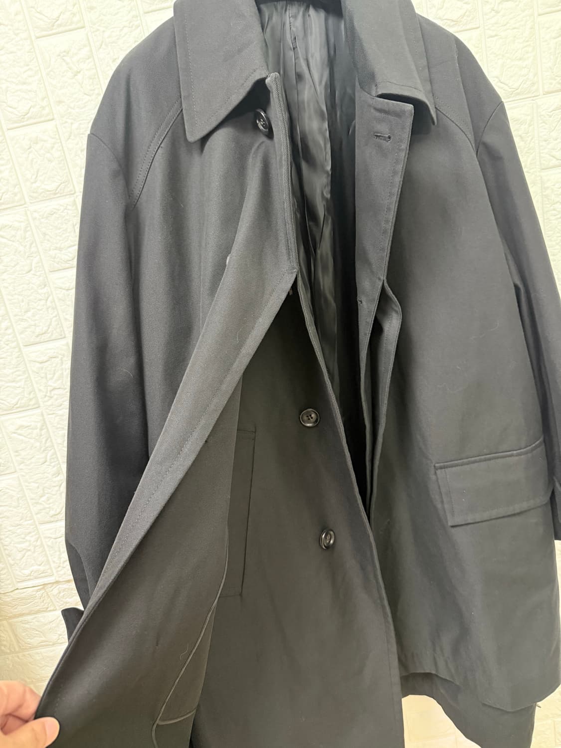 (20SS새상품) 준지 코트 2개 더블레이어드코트 오버핏코트 (48) 상품이미지3