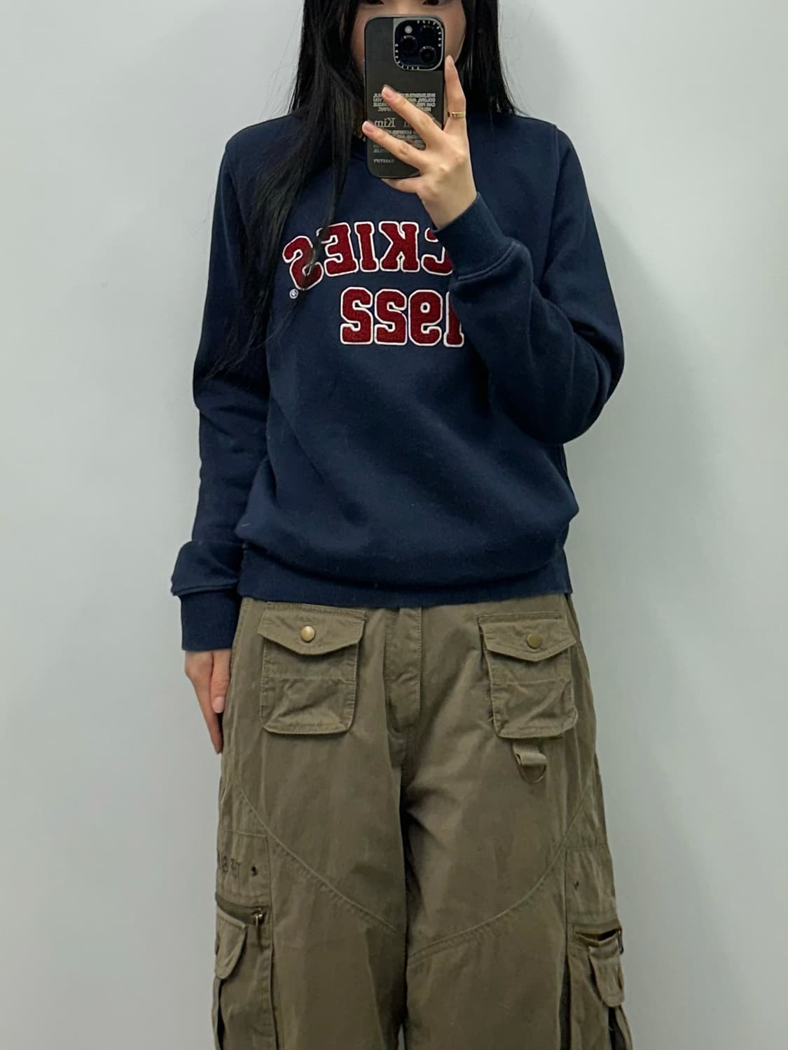 디키즈 y2k 와투케 네이비 맨투맨 상품이미지1