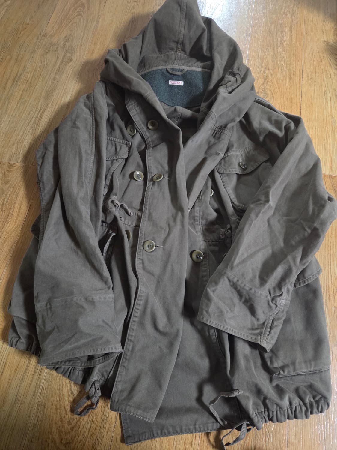 캐피탈 카츠라기 코튼 링 코트 m 상품이미지1