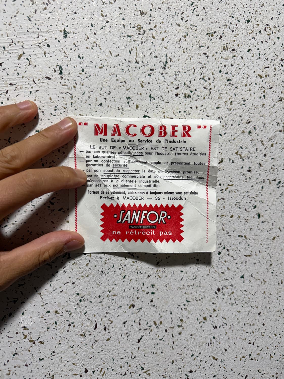 DEADSTOCK 1970s MACOBER 데드스탁 프렌치워크팬츠 상품이미지3