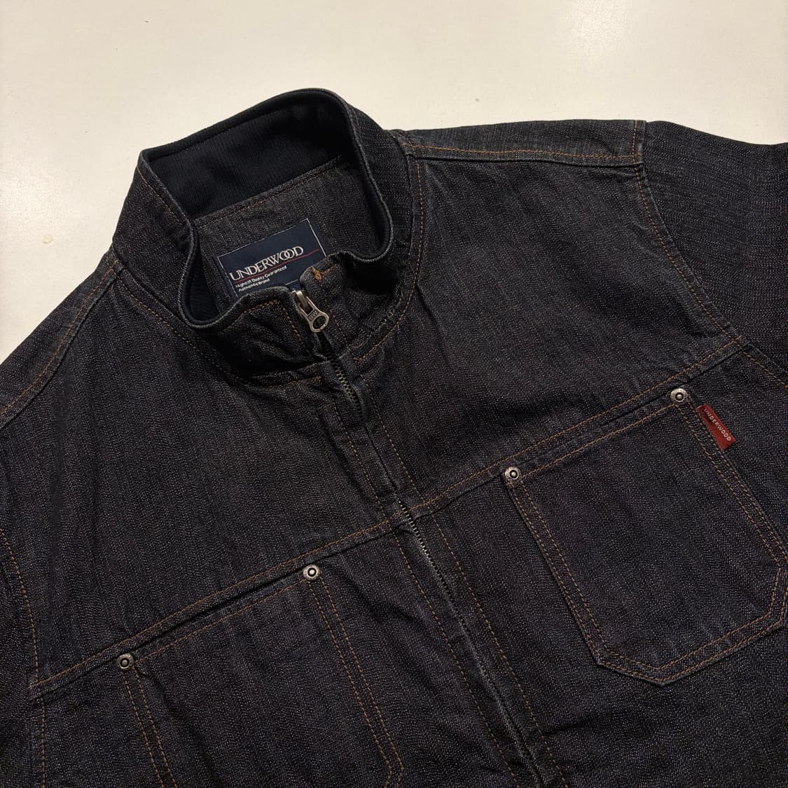 [95] 언더우드 UNDERWOOD 데님 블루종 자켓 C759 상품이미지3