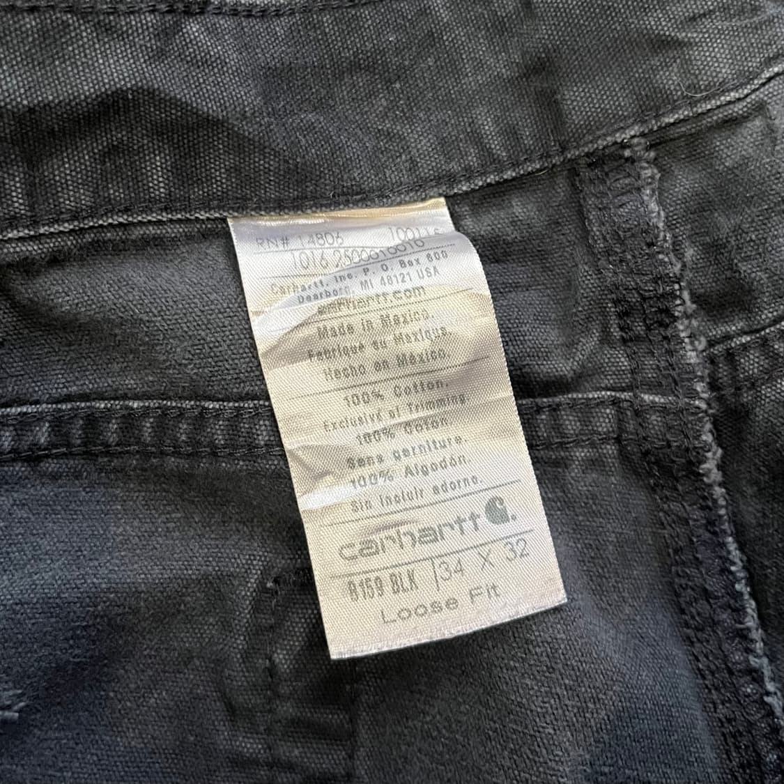 Carhartt 데미지 카펜터 팬츠 (33“) 상품이미지5