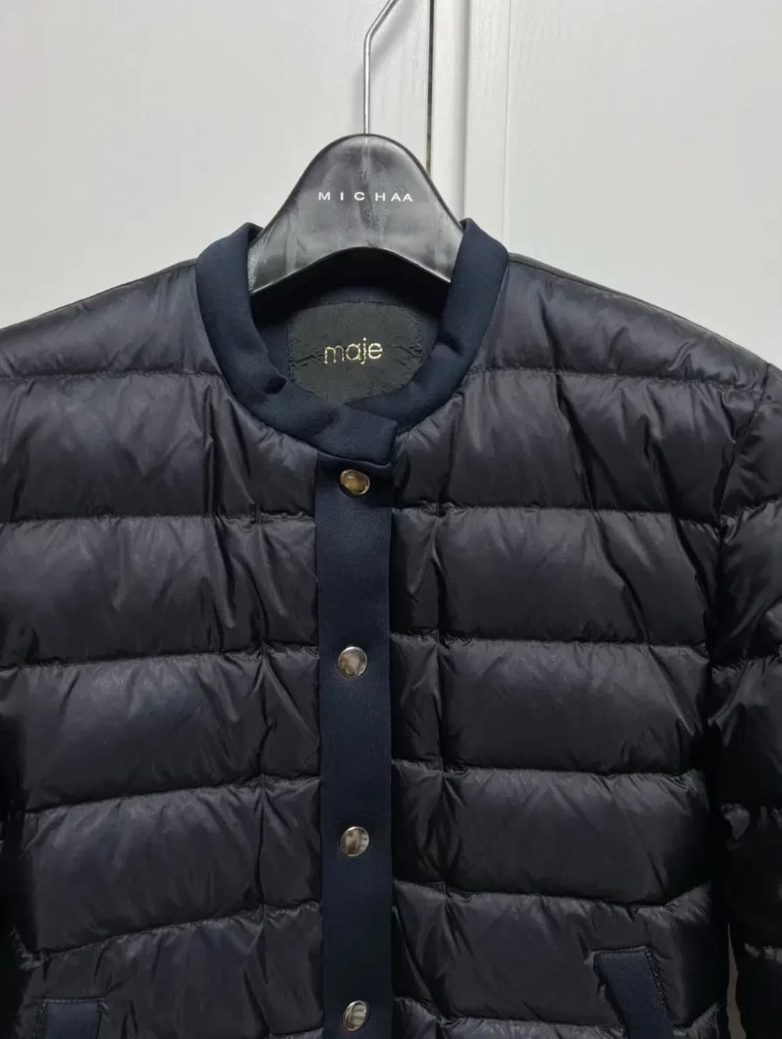 마쥬 오리털 프릴 패딩 경량패딩 상품이미지3