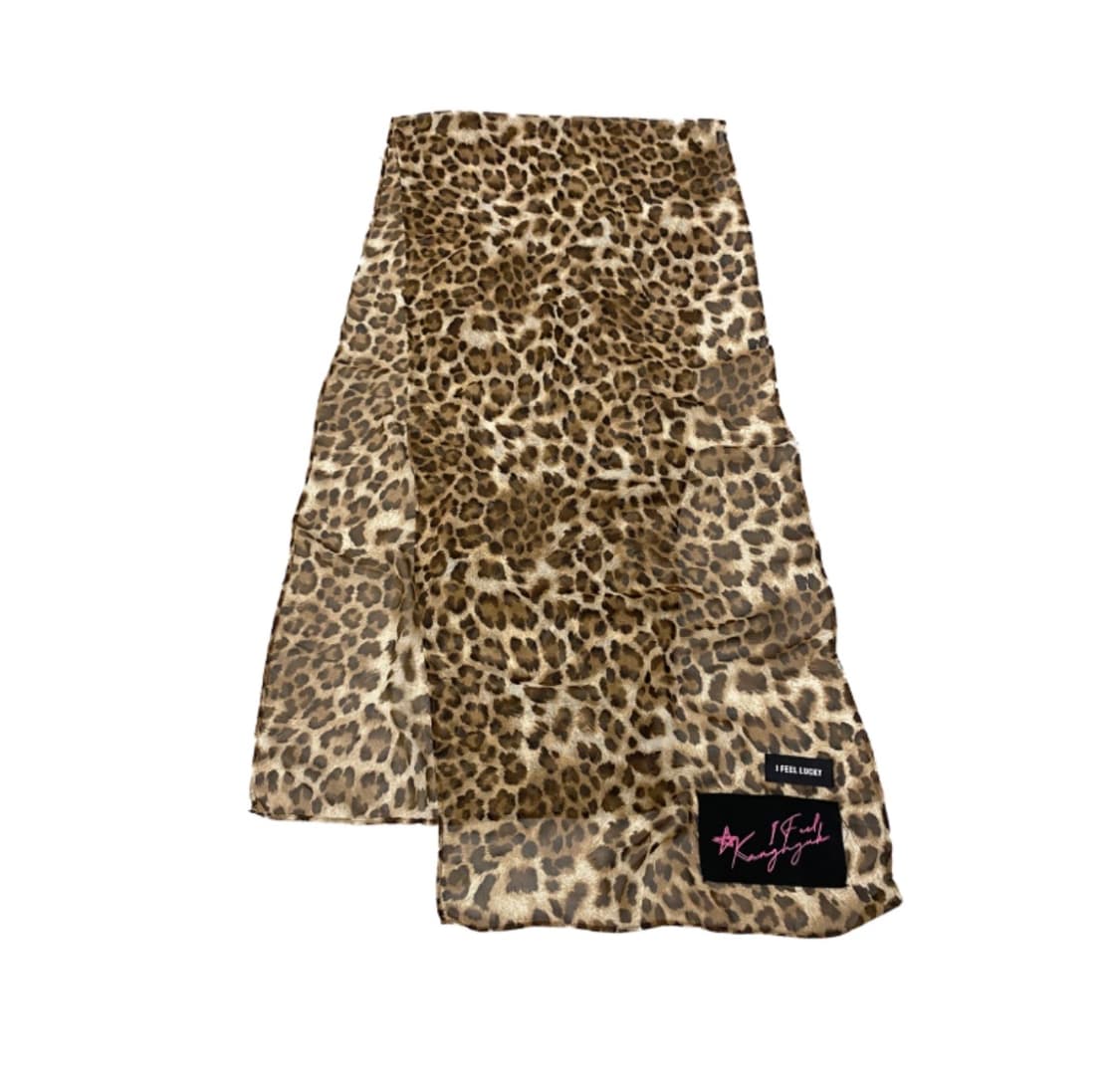 I feel lucky x kanghyuk 레오파드 스카프 상품이미지2