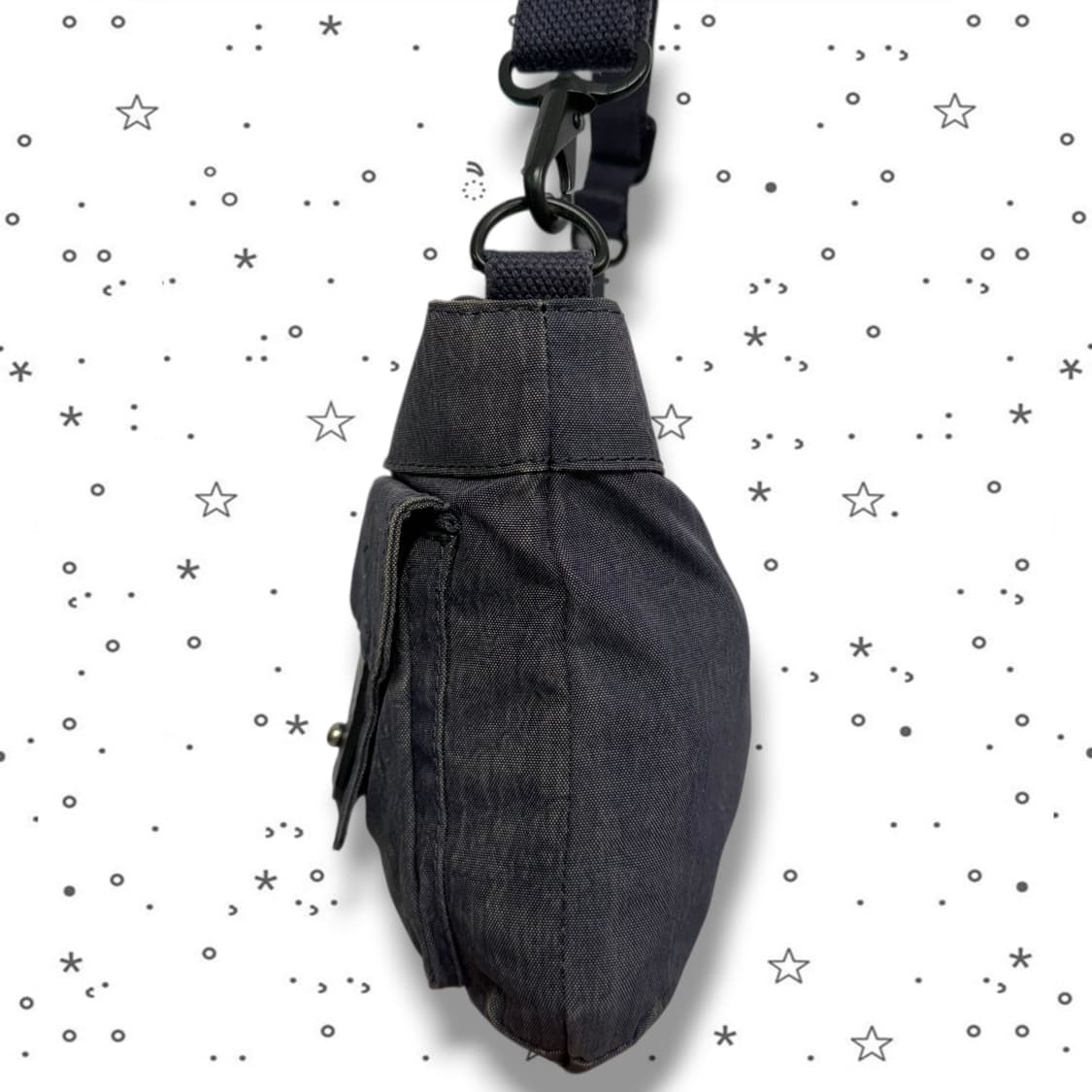 Kipling 키플링 데님 투포켓 크로스백 상품이미지4