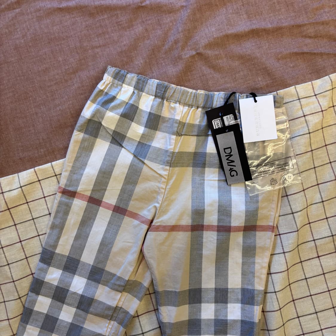 버버리 키즈 체크 팬츠(73/44)   상품이미지2