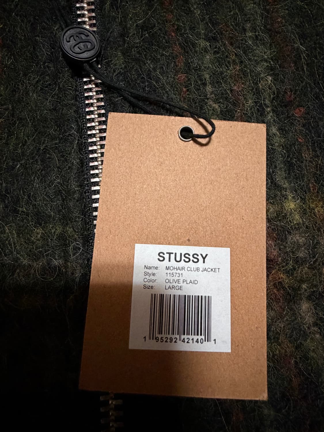 스투시 모헤어 클럽 자켓 L 상품이미지2