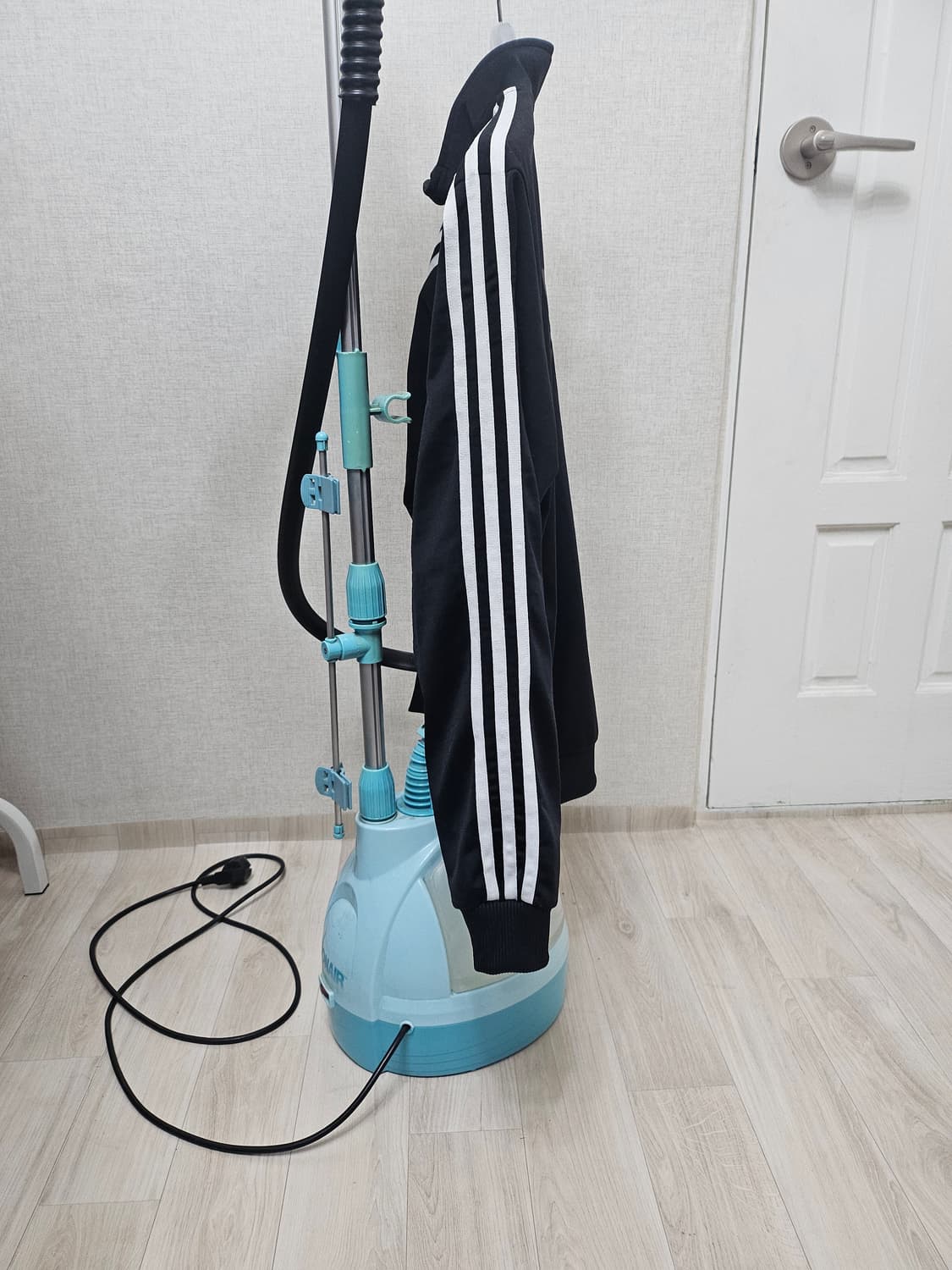 (100~105)XL☆초희귀☆아디다스 파이어버드 백로고[검흰]트랙탑져지 상품이미지5