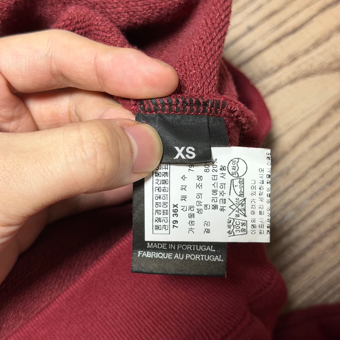 (국문탭)베트멍 16aw 메이더브릿지 후드티 xs 상품이미지6