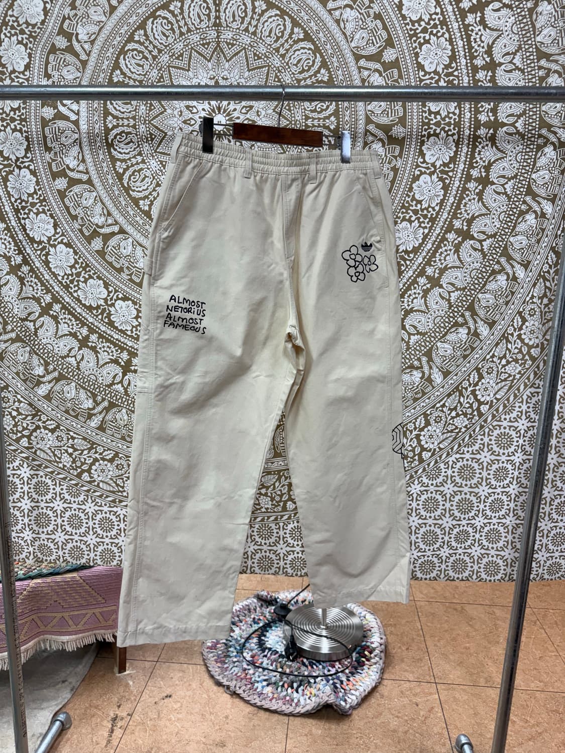 아디다스x마크곤잘레스 슈무포일 페인트 밴딩 코튼팬츠  상품이미지3