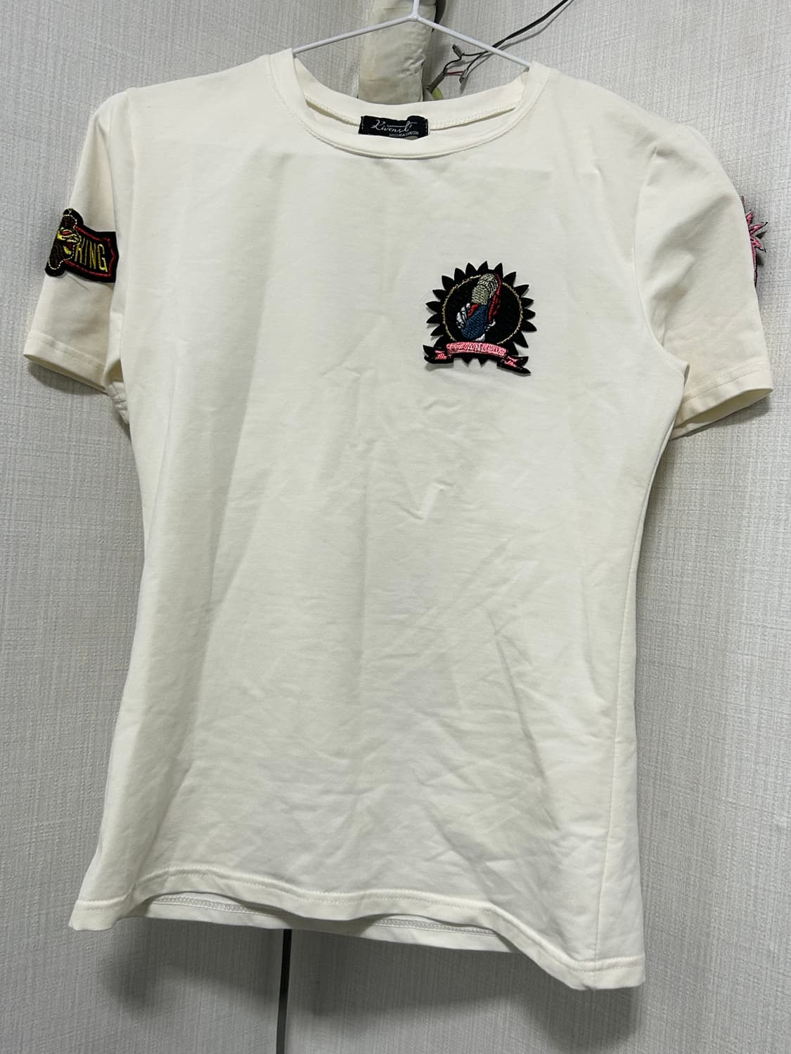 와펜 반소매 티셔츠 상품이미지1