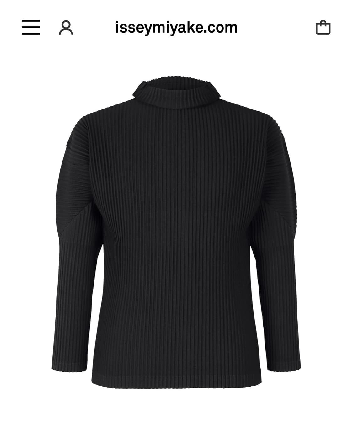 [2] 이세이미야케 옴므플리세 하이넥 롱 슬리브 상품이미지1