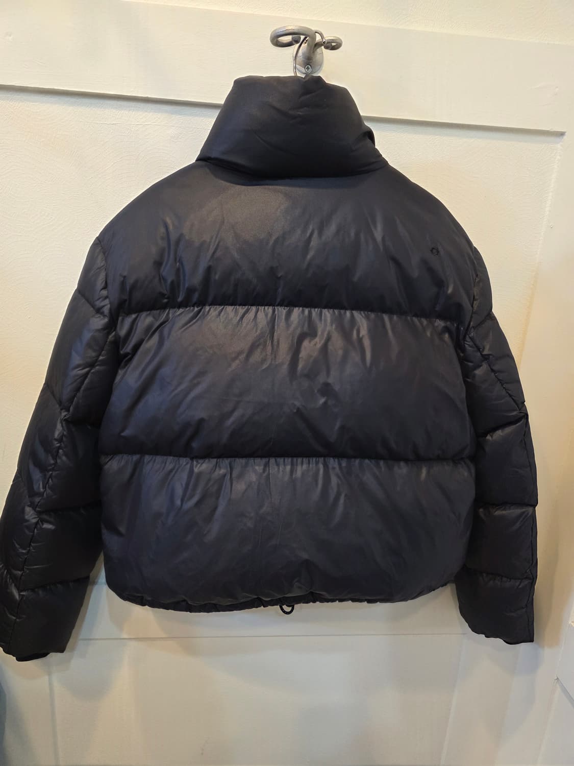 JAJU  블랙 구스 크롭 패딩 상품이미지3